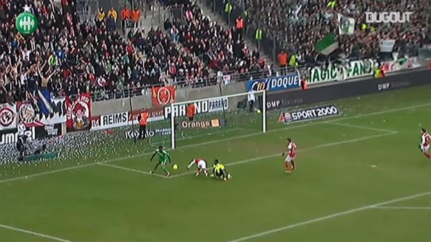 Aubameyang’s lucky goal vs Reims